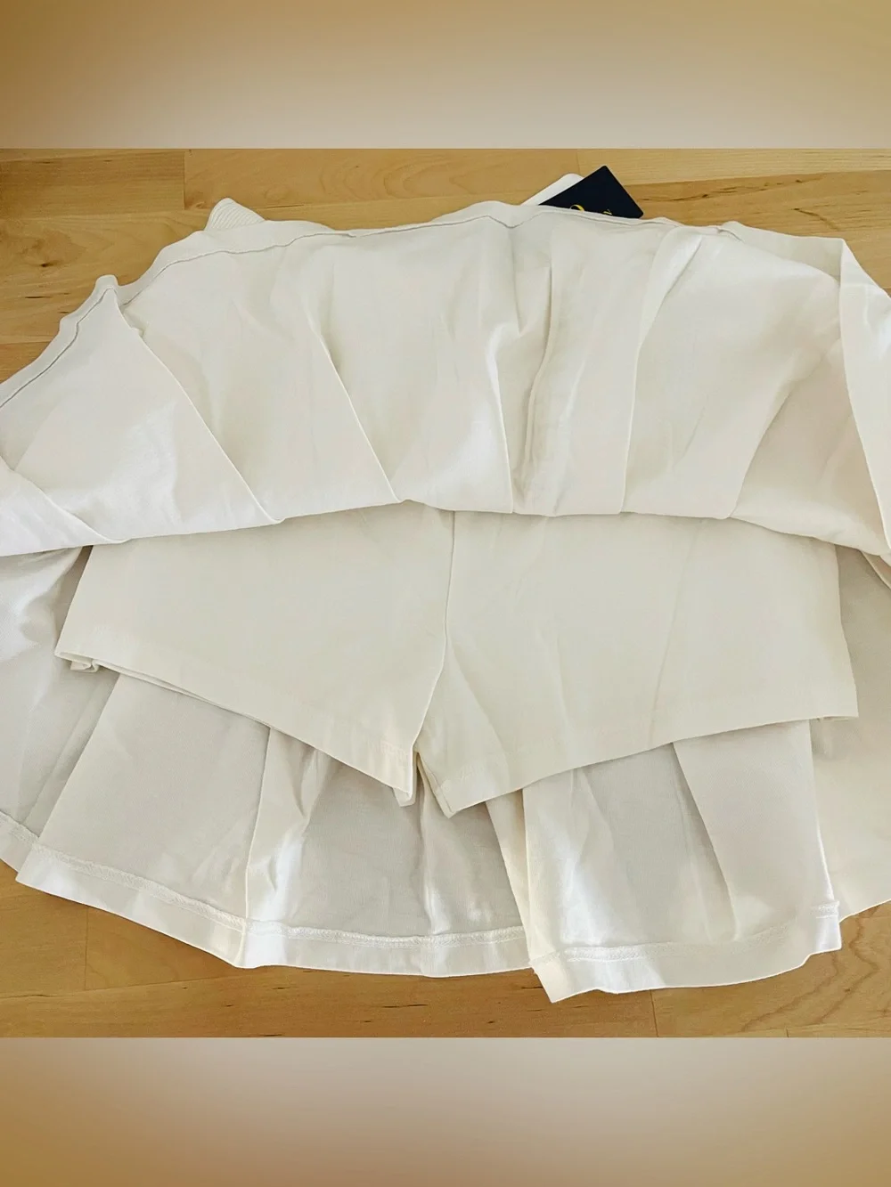 NWT-RALPH LAUREN Polo Big Girls Pleated Jersey Skort Size L 12-14